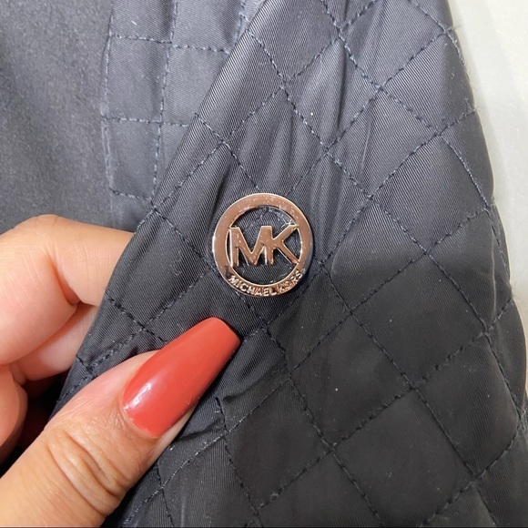 MICHAEL Michael Kors Women's Black Asymmetric Softshell Jacket S - Picture 10 of 12